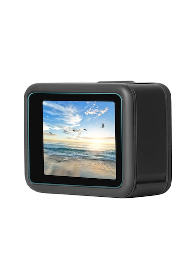 Ayex Hero 9 Temperli Cam Ekran Koruyucu Gopro Hero 9 10 11 12 13 Black Uyumlu