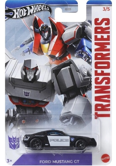 Hot Wheels Film Arabaları Özel Seri Hrv60 Transformers Ford Mustang Gt Çok Renkli