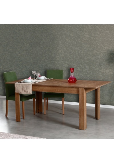 Pasific Home Bois Açılır Yemek Masası Koyu Meşe