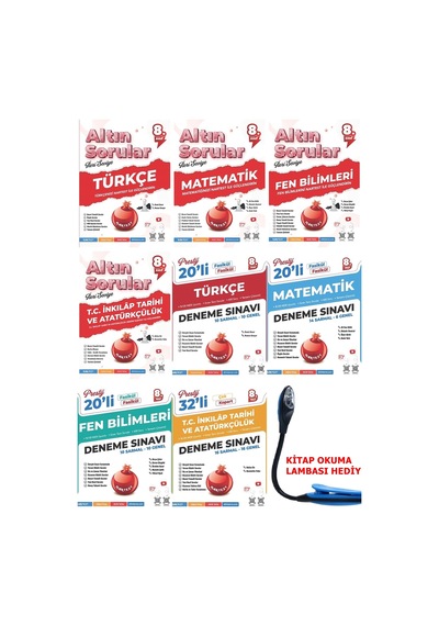 Nartest 8. Sınıf Tüm Dersler Altın Sorular Ve Denemeler