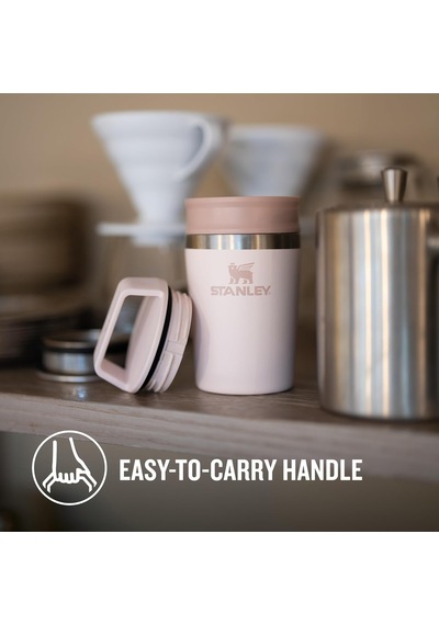 Cafe To-go Travel Mug Termos Bardak, Siyah, 0.23 Litre Çok Renkli