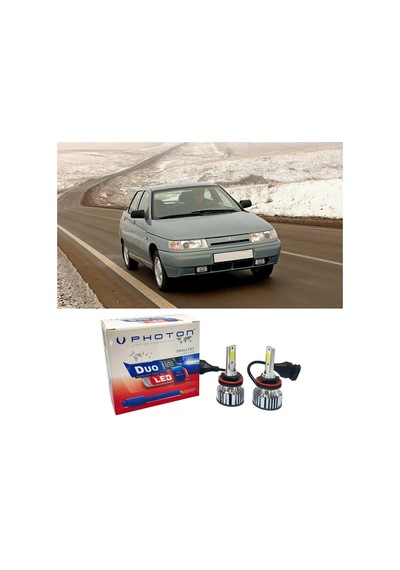 Lada Vega 2110 Led Xenon Kısa Far Ampulü H1 Duo Yeni Seri Beyaz
