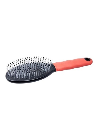 Ferplast Gro 5931 Plastik Uçlu Esnek Fırça, M, Red, Single Wire
