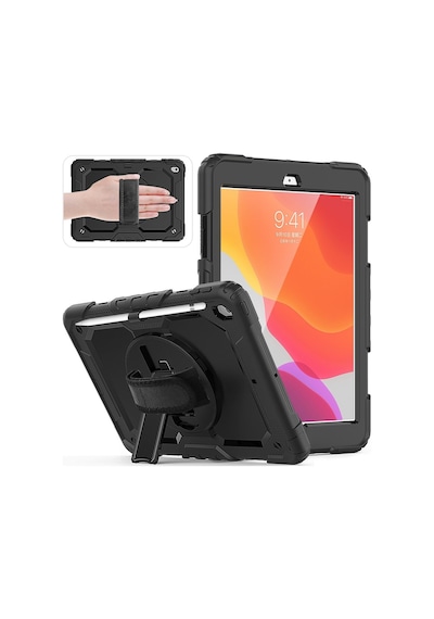 Apple Uyumlu iPad 9. 8. 7. Nesil 10.2" Kılıf Defender Askılı Pars Case Fuji A2197 A2200 A2198