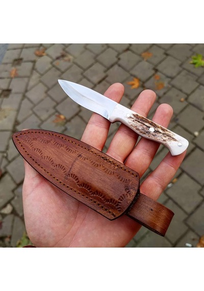 B. C. Mini Bushcraft Kamp Bıçağı (Geyik) Kahverengi