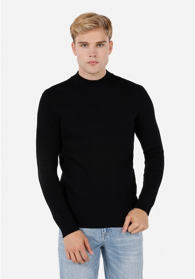 Colin's Colins Siyah Erkek Kazak Cl1069886 Q1.v2 Blk Siyah