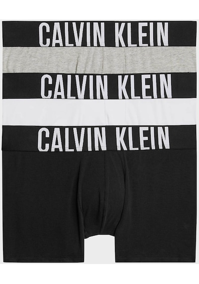 Calvin Klein Erkek Boxer 000Nb3608A Mpı Siyah-Beyaz-Gri