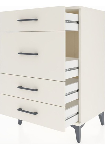 Hyperion Komodin 4 Çekmeceli 60x44x96 Aytaşı-aytaşı Aytaşı