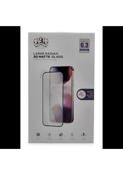 Apple İphone 16 Pro Max Bilvis 3d Mat Cam Ekran Koruyucu