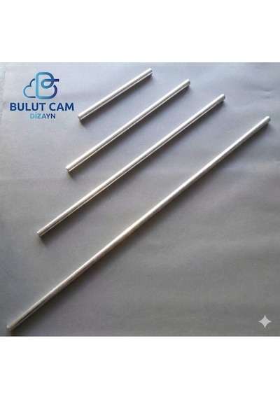 4 Lü Masterchef Alüminyum Paslanmaz 29-49-74-99 Cm Metal Oklava Seti Hamur Açma Aparatı Mutfak