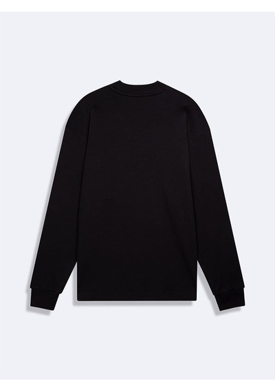 Ltb Baheze Erkek Uzun Kol İnce Sweatshirt Siyah
