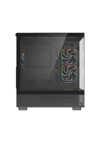 Fazeon F17 750w 80+ Bronze Tempered Glass Mesh 3x Argb Fanli Usb 3.0 Siyah Atx Bilgisayar Kasasi