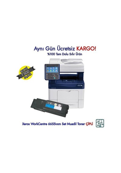 Printwell 6655-106R02752 Mavi Uyumlu Toner