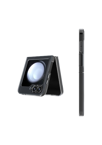 Galaxy Z Flip 6 Uyumlu Kılıf Magsafe Şarj Özellikli Youngkit Hidden Sand Serisi Kapak Siyah