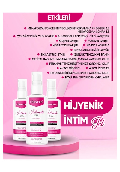 Chevron Parfümlü İntim Jel 110 ML
