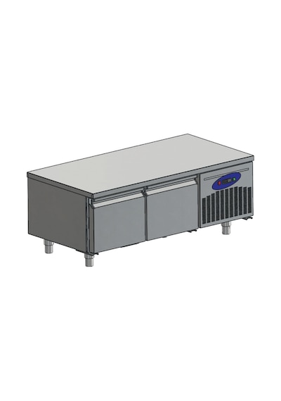 Karacasan Endüstriyel 304 Çelik Kaliteli 135 Lt 120 Cm İki Kapılı 700'lük Cihaz Altı Buzdolabı Cs-cik 2d 700 120cm
