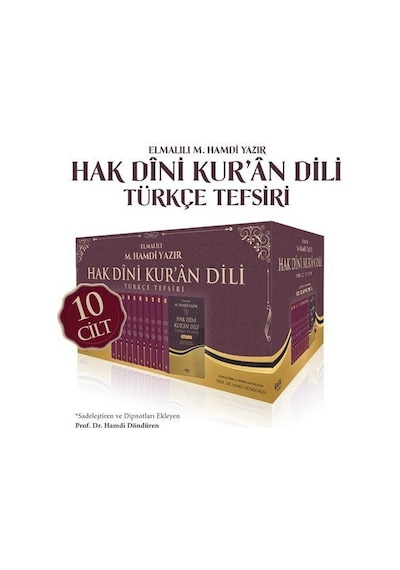 Hak Dini Kuran Dili Türkçe Tefsiri 10 Cilt Takım / Elmalılı ...