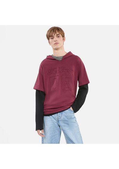 The Kooples Erkek Bordo T-shirt