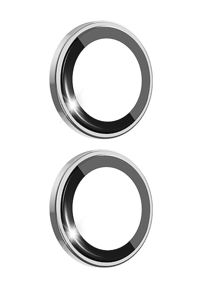 Apple Uyumlu   iPhone 17 Wiwu Lg-003 Lens Guard Çizilmeye Dayanıklı Safir Kamera Lens Koruyucu Gri