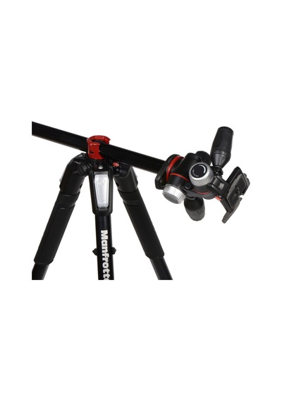 Manfrotto Kiti Alüminyum 3 Yollu Başlı 3 Bölümlü Tripod, Profesyo