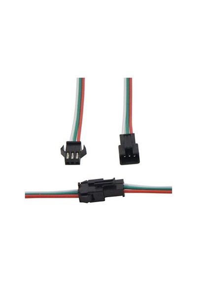 2,5Mm Jst Sm 3Pin Konektör Dişi Erk-Takım 20Cm Kablo (100 Adet)