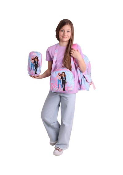 Wow Generation Üçlü İlkokul Okul Çanta Seti - Pembe - Turkuaz - Wonderful Baskılı - Kız Çocuk - Setwg-w6069a Çok Renkli