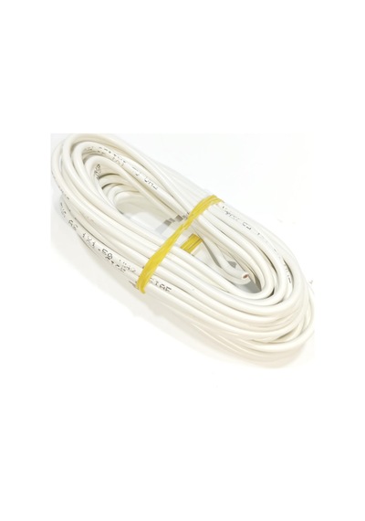 1,5mm 5metre Yanmaz Silikon Kablo Ttr Beyaz Renk 1 Adet