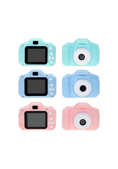 Çocuklara Özel Fotoğraf Ve Video Çeken Mini Çok Renkli Fotoğraf Makinesi