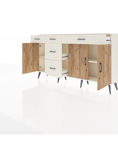 Arges Konsol 2 Raflı 5 Çekmeceli 3 Kapaklı 176x30x99 Aytaşı-çam/aytaşı Atlas Çam/aytası - Aytası Arges Konsol 2 Raflı 5 Çekmeceli 3 Kapaklı 176x30x99 Aytaşı-çam/aytaşı Atlas Çam/aytası - Aytası
