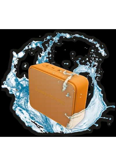 Grundig Uyumlu Jam Bluetooth Hoparlör Turuncu