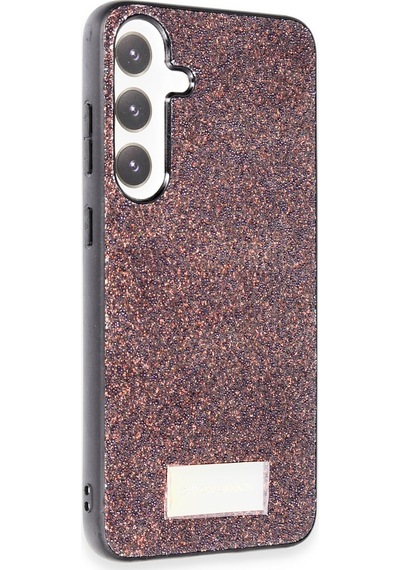 Onegif Samsung Galaxy Uyumlu A05s Bright Simli Kapak Derin Mor