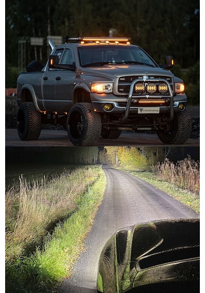 Lunox Dual Colour Cree Angel Led 200w Turuncu Beyaz Drl Mercek Far