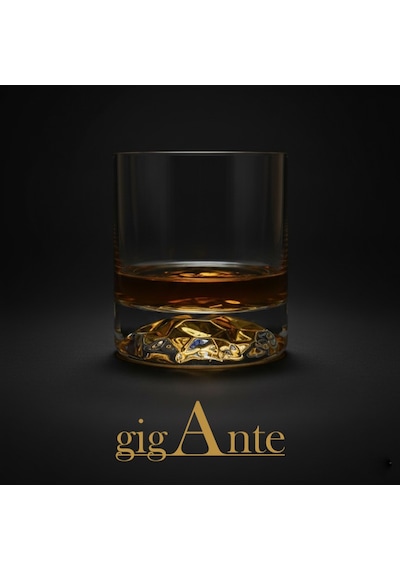 Gigante Deluxe El Yapımı Çelik Viski Soğutucu Ve Premium Viski Kadehi Seti Gümüş
