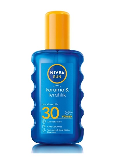 Nıvea Sun Spf30 Güneş Koruyucu Ve Ferahlatıcı Transparan Vücut Spreyi 200 Ml - 2 Adet Tarı