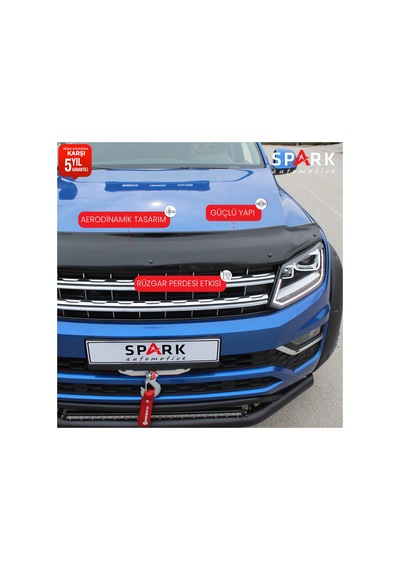 Volkswagen Amarok 2010-2022 Yıl Aralığı Uyumlu Kaput Rüzgarlığı 4mm