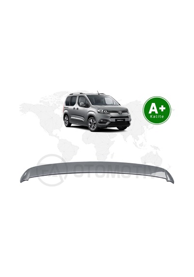 Toyota Proace City Bagaj Üstü Spoiler Tekno Gri Kca Boyalı 2019 Model Ve Sonrası