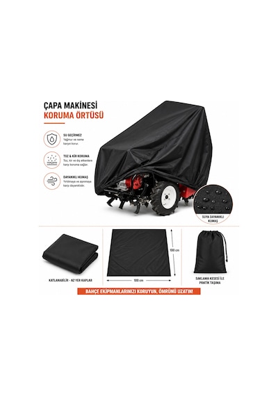 Çapa Makinesi Koruma Örtüsü 100 100 Cm Diğer