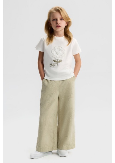 Xo Kids Kız Çocuk 3lü Alt Üst Kombin Takmı 4-8 Yaş Set0511 Yeşil