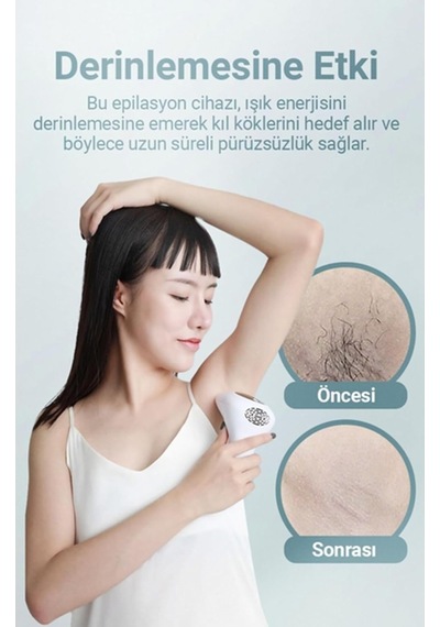 Tüm Vücut Ve Yüz İçin Ipl Buz Lazer-900.00 Atım-8 Aşamalı Güç-ağrısız Kullanım Tf001