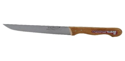 Bayram No-30 Sebze Ekmek Bıçağı Ahşap - Kırmızı