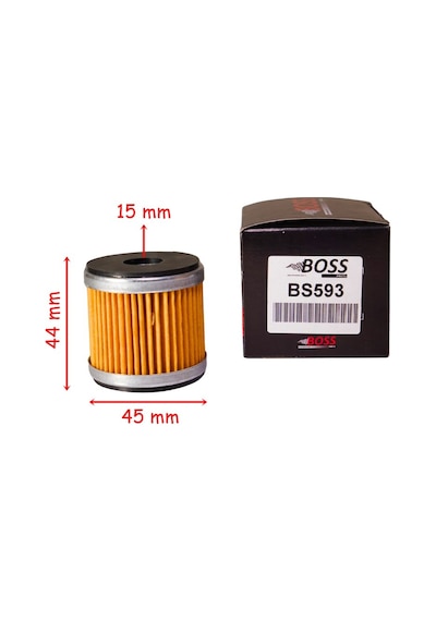 Benelli Bn251 Leoncino 250 Trk 251 Kağıt Yağ Filtresi Bs593 Hf593 Motor Yağ Filtresi