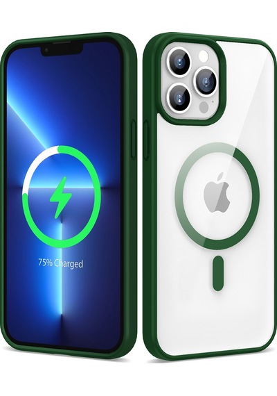 Apple Uyumlu iPhone 13 Pro Max Kılıf Magsafe Wireless Şarj Özellikli Silikon Zore Ege Kılıf