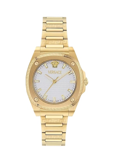 Versace Greca Pulse 36 Mm Quartz Saat Vrscve5h00526 Sedef