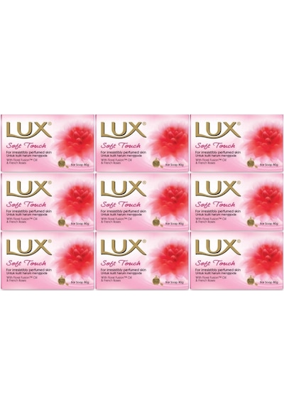 Lux Sabun 80gr Soft Touch Yumuşak Dokunuş 9 Lu Set