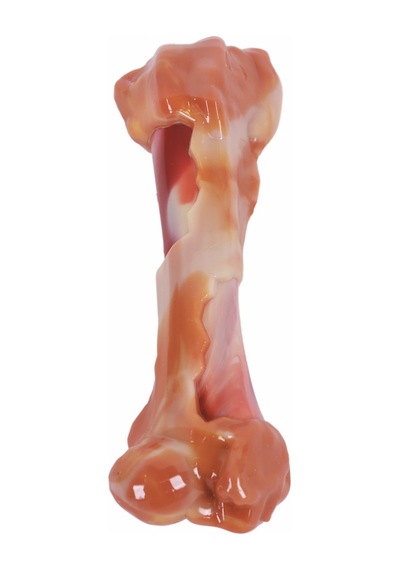 M-pets Carnivore Savoury Bone Pastırma Aromalı Kemik Kauçuk Köpek Oyuncağı 14.5x5.1x5 Cm Turuncu