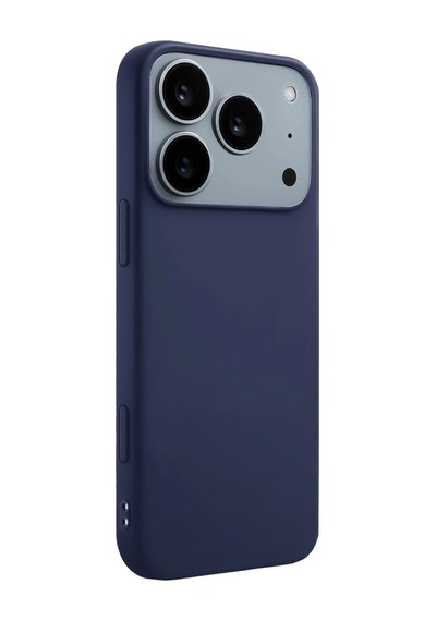 Apple Uyumlu   iPhone 17 Pro Max First Silikon - Lacivert