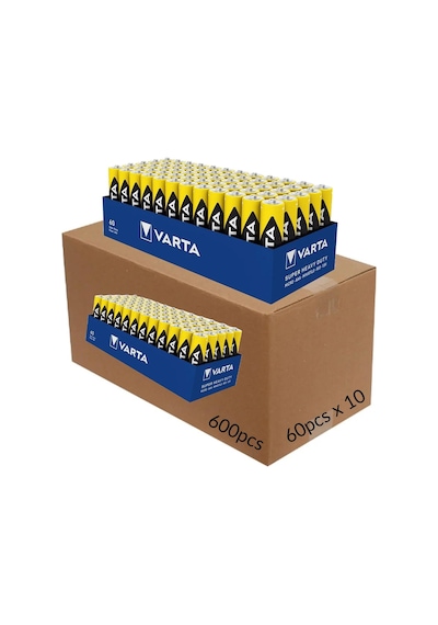 Varta Aaa İnce Kalem Pil 600lü Koli Aaa R03 1.5v Super Heavy Duty Pil