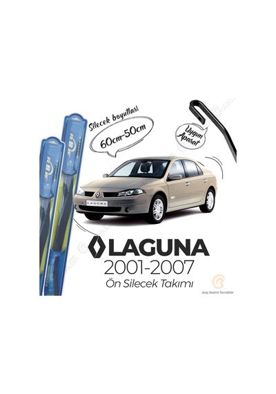 Renault Laguna Ön Silecek Takımı (2001-2007) RBW Hibrit