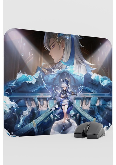Neuvillette Genshin Impact Anime Gacha V2 - 48x40 Xl Gaming Mouse Pad Fare Altlığı