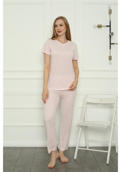 Akbeniz Kadın Penye Pijama Takım 4157 - Xl Pembe